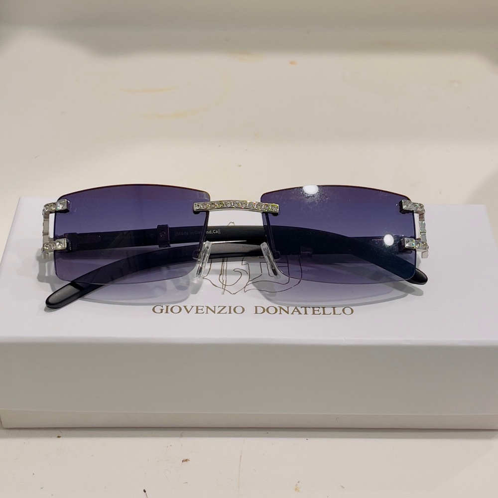 GIOVENZIO DONATELLO Gothic Black Sunglasses - Picture 6 of 9